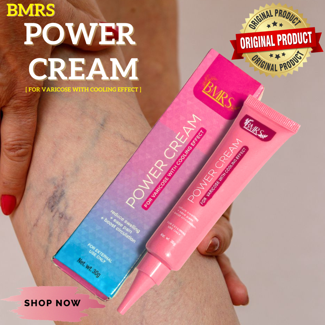 NEW & IMPROVED!! ORIGINAL BMRS POWER CREAM / VARICOSE VEIN CREAM for