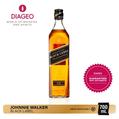 Johnnie Walker Black Label Blended Scotch Whisky 700ml