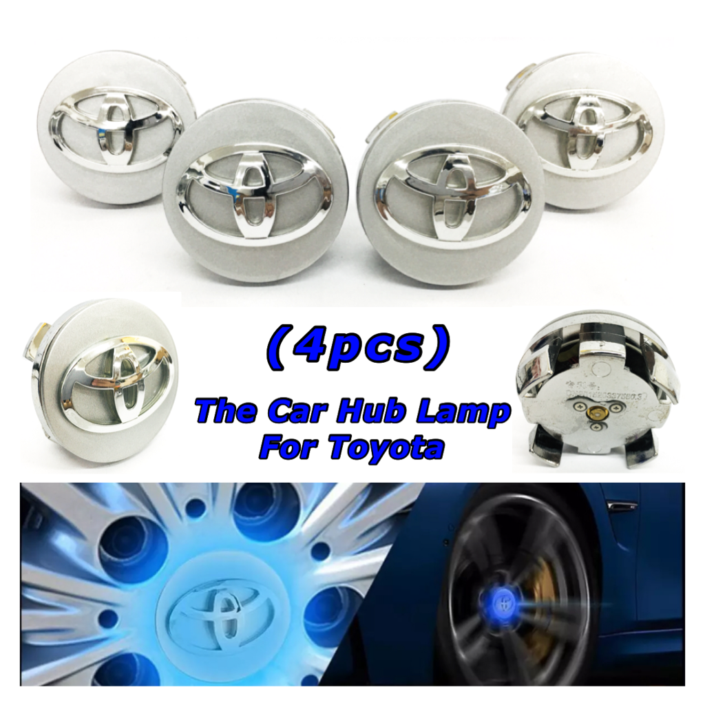 CPAO Toyota Floating LED Caps Hub Wheel Light Center Accessory Cover
