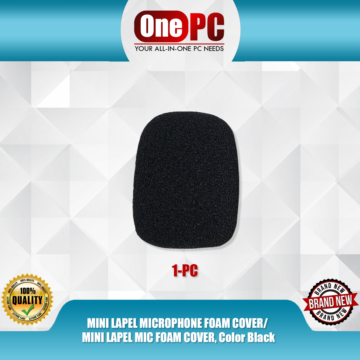 MINI LAPEL MICROPHONE FOAM COVER/ MINI LAPEL MIC FOAM COVER, Color