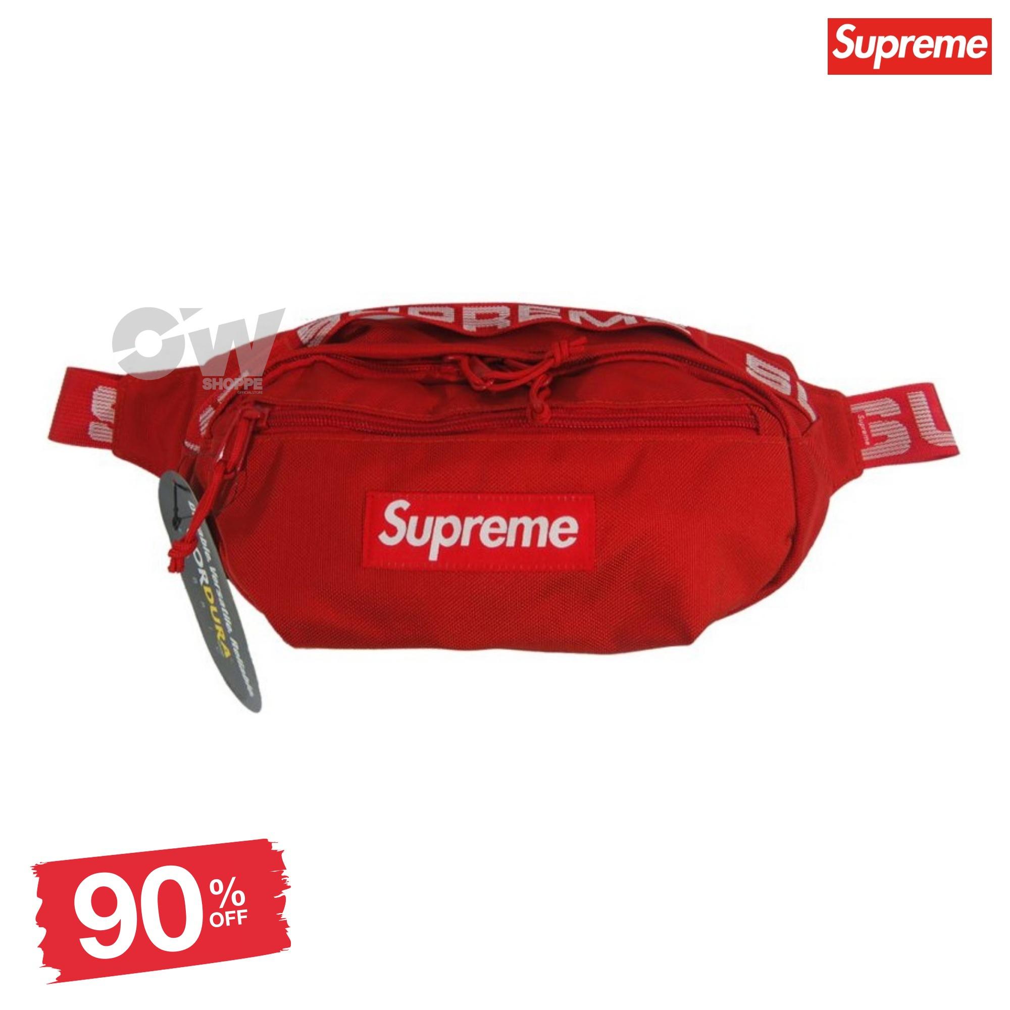 supreme fanny pack red real