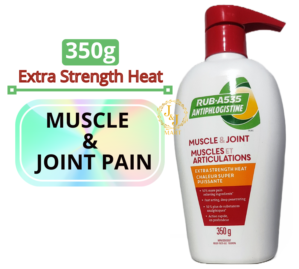 RUB A535 Muscle & Joint Pain Relief Heat Cream, Extra Strength