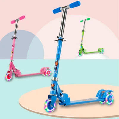 Ride-On Push Scooter for Kids with Laser Wheel with box