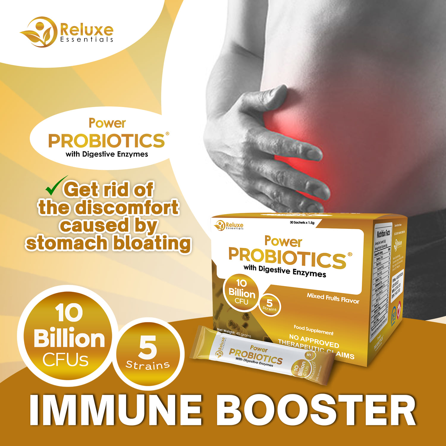 Power Probiotics with Digestive Enzymes Immune System Digestive