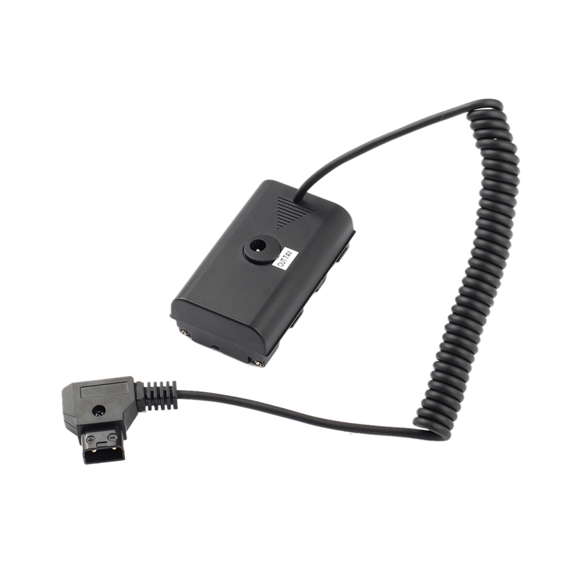 Power adapter cable for d-tap connector to np-f dummy battery for sony np f550 f570 np f970