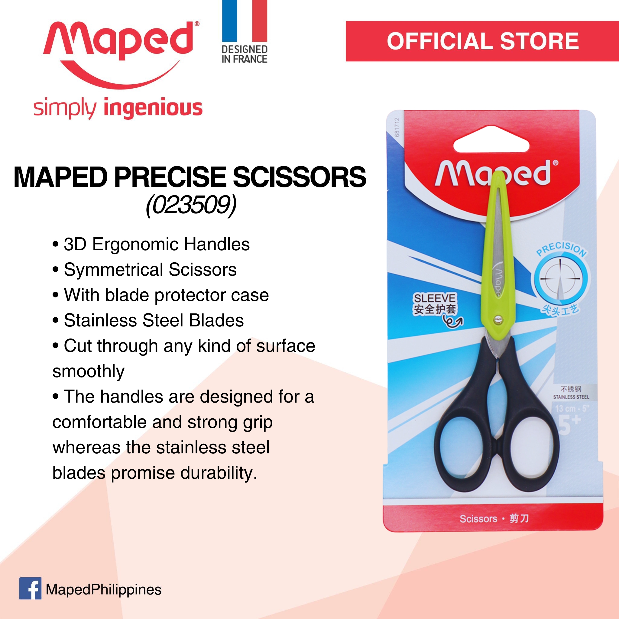 Maped Universal - Scissors (Black)