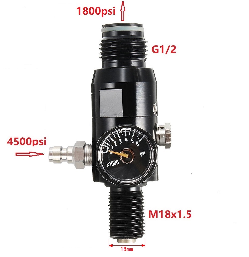 Acecare Valve De Réservoir D'air PCP 4500psi HPA – Pour Paintball Et Air Comprimé