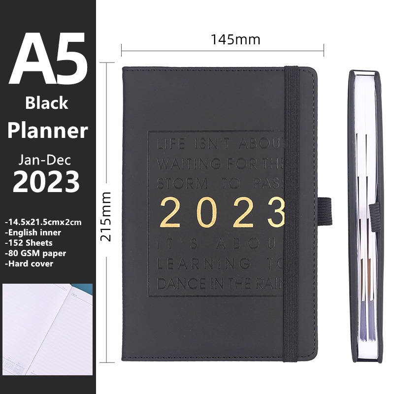 2023 A5 Year Schedule Planner Schedule Calendar Planner | Lazada PH