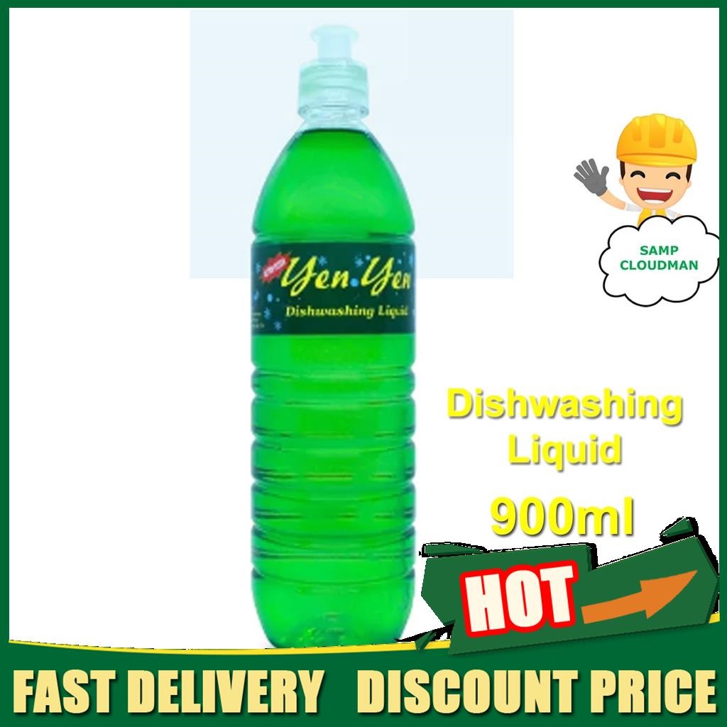 【HOT SALE】 Yen Yen Dishwashing Liquids Green 900ml Surface Cleaner ...