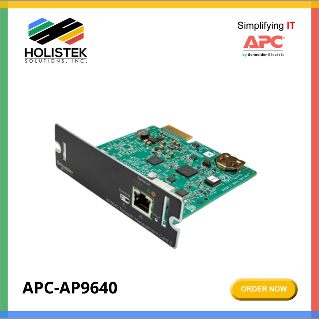 APC UPS Network Management Card 3 (APCAP9640) Holistek Lazada PH
