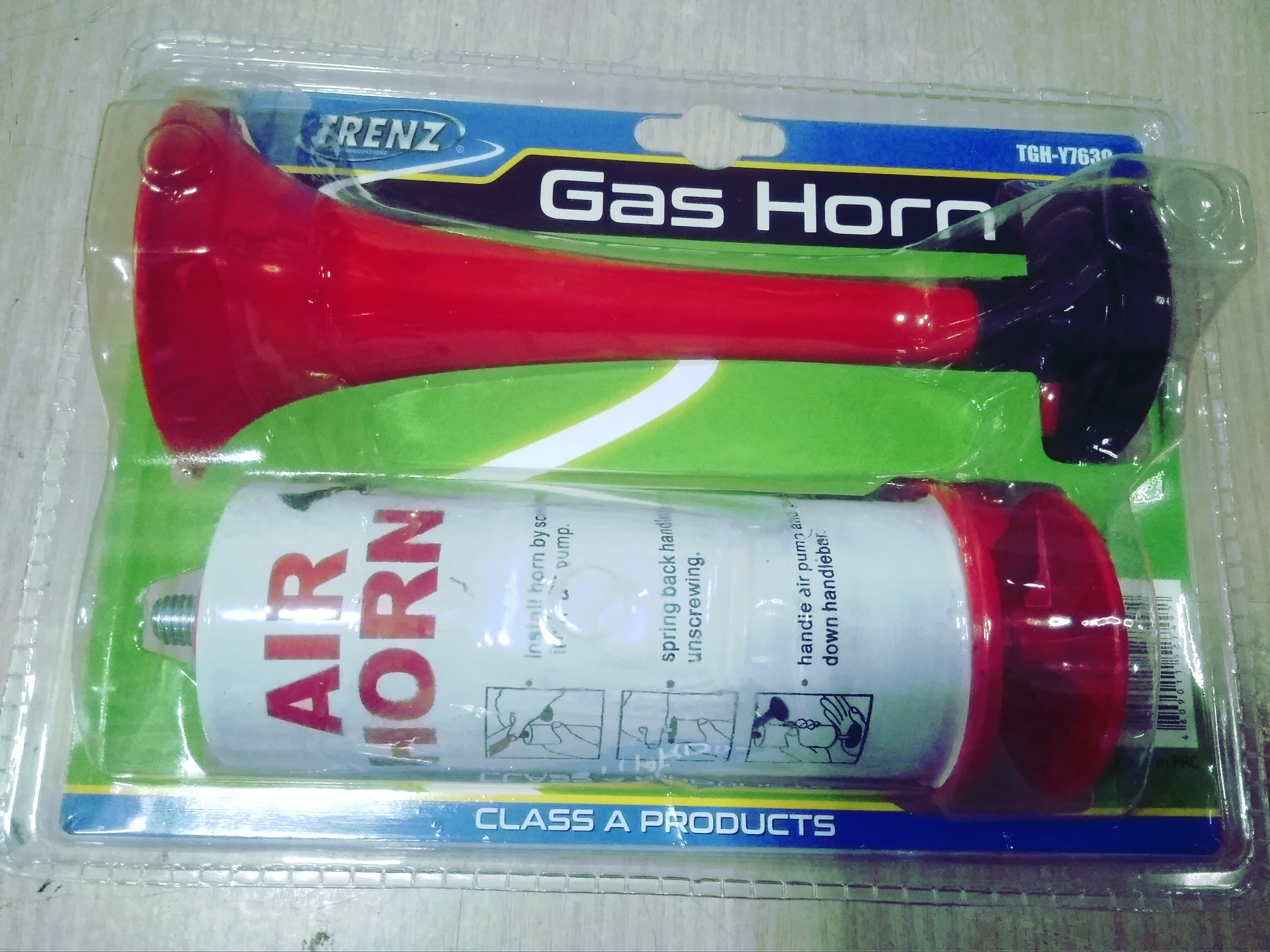 Trenz Gas Horn with red trumpet TGH-Y7639