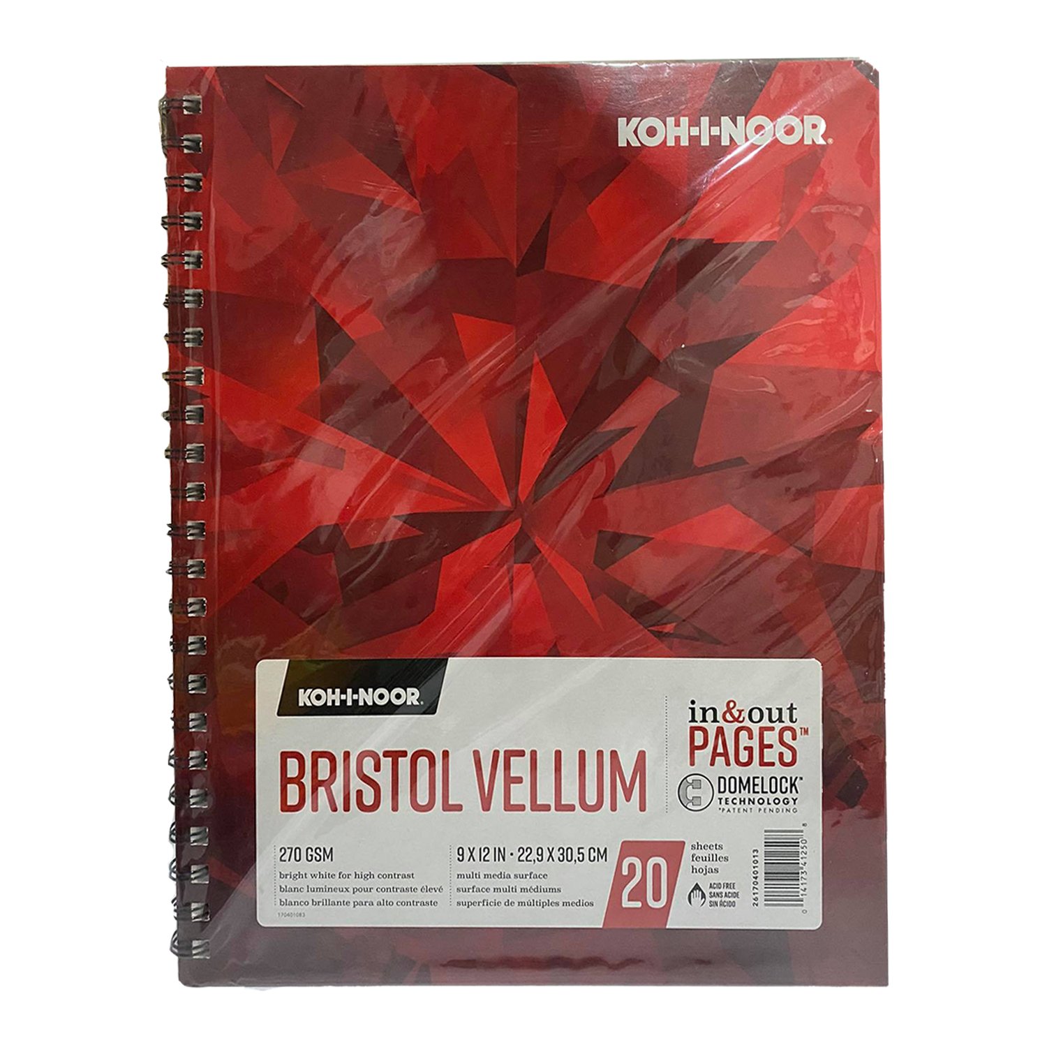 KohINoor Bristol Vellum Pad 9"x12"/20pgs Lazada PH