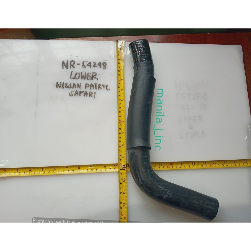 RADIATOR HOSE UPPER AND LOWER NISSAN PATROL SAFARI NR54378U NR54248L