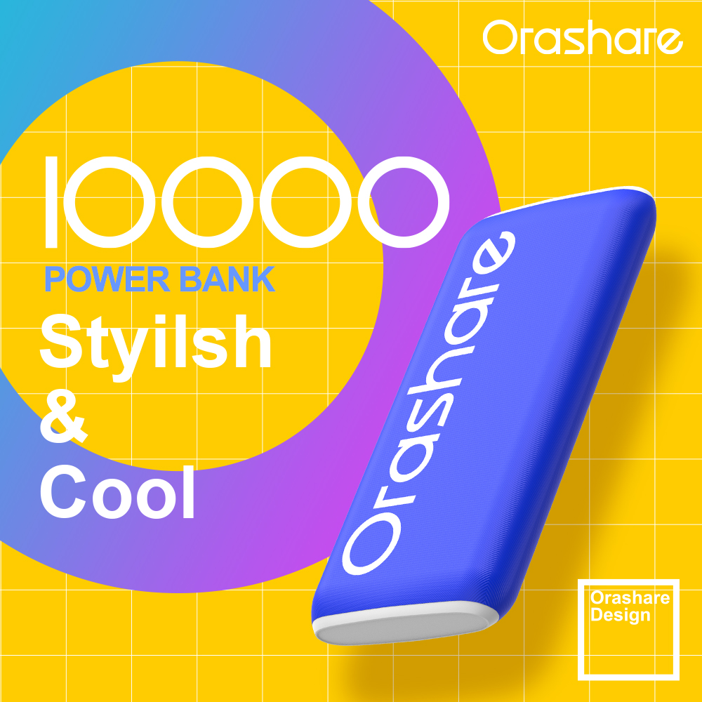 Mitsushi Orashare O10 10000mAh Powerbank Original 2.1A Fast Charging Portable Power Bank Slim