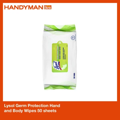 Lysol Germ Protection Hand and Body Wipes 50 sheets