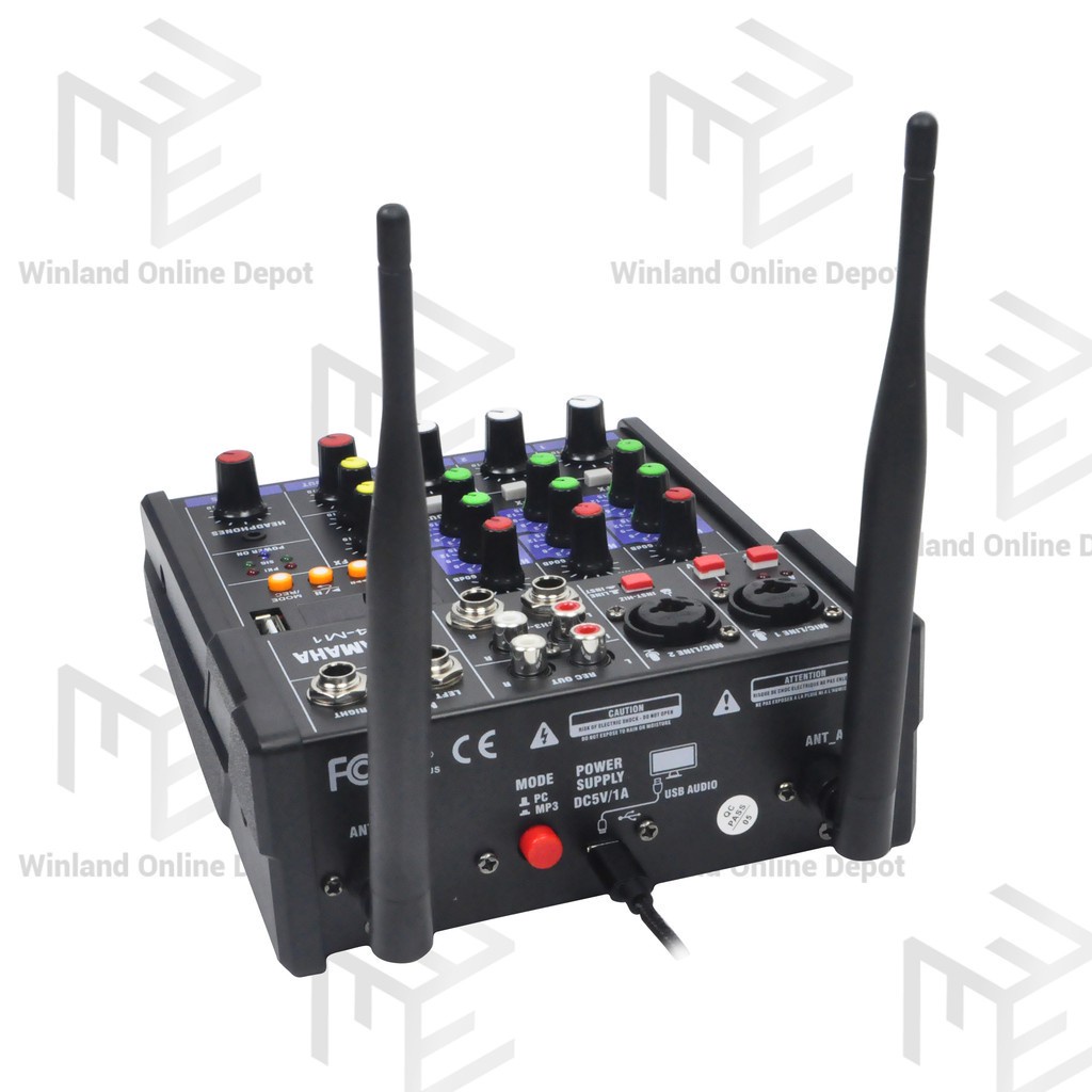 YAMAHA Original 4Channel G4 Mini Mixer with Bluetooth Wireless dual