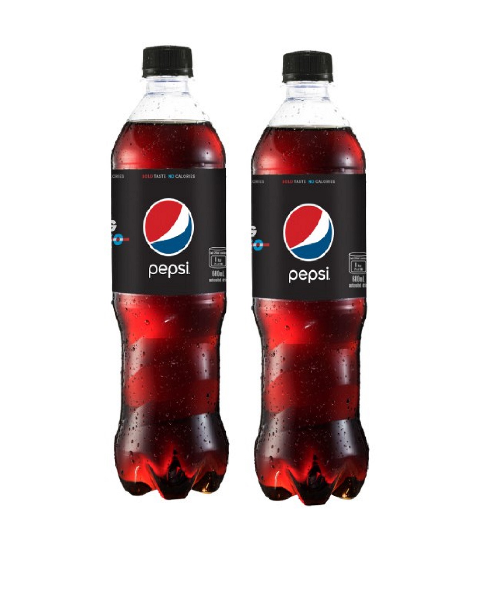 Pepsi Black No Calories Carbonated Drink PET 600mL - Pack of 2 | Lazada PH