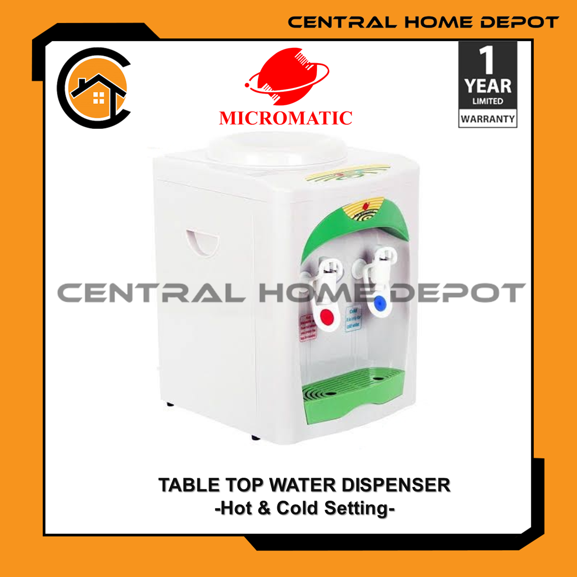 Micromatic Table Top Water Dispenser / MWD203 Lazada PH