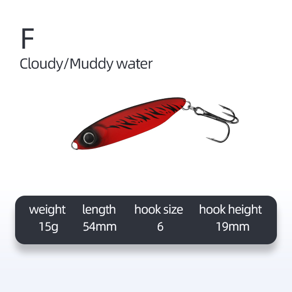 HANDING 7g/10g/15g Fishing Jigs Saltwater Fishing Lures with Assist Hooks,  Slow Pitch Jigs,Fishing Lures Saltwater Jigs Spoon Lures