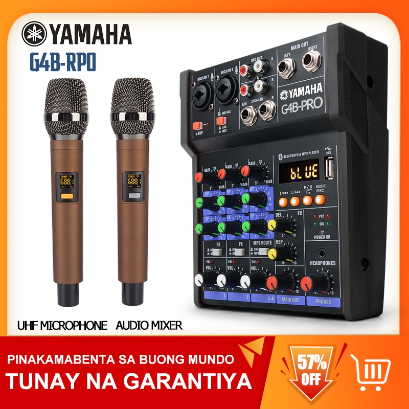 free shipping YAMAHA G4BPRO Propesyonal na Audio Mixer May kasamang