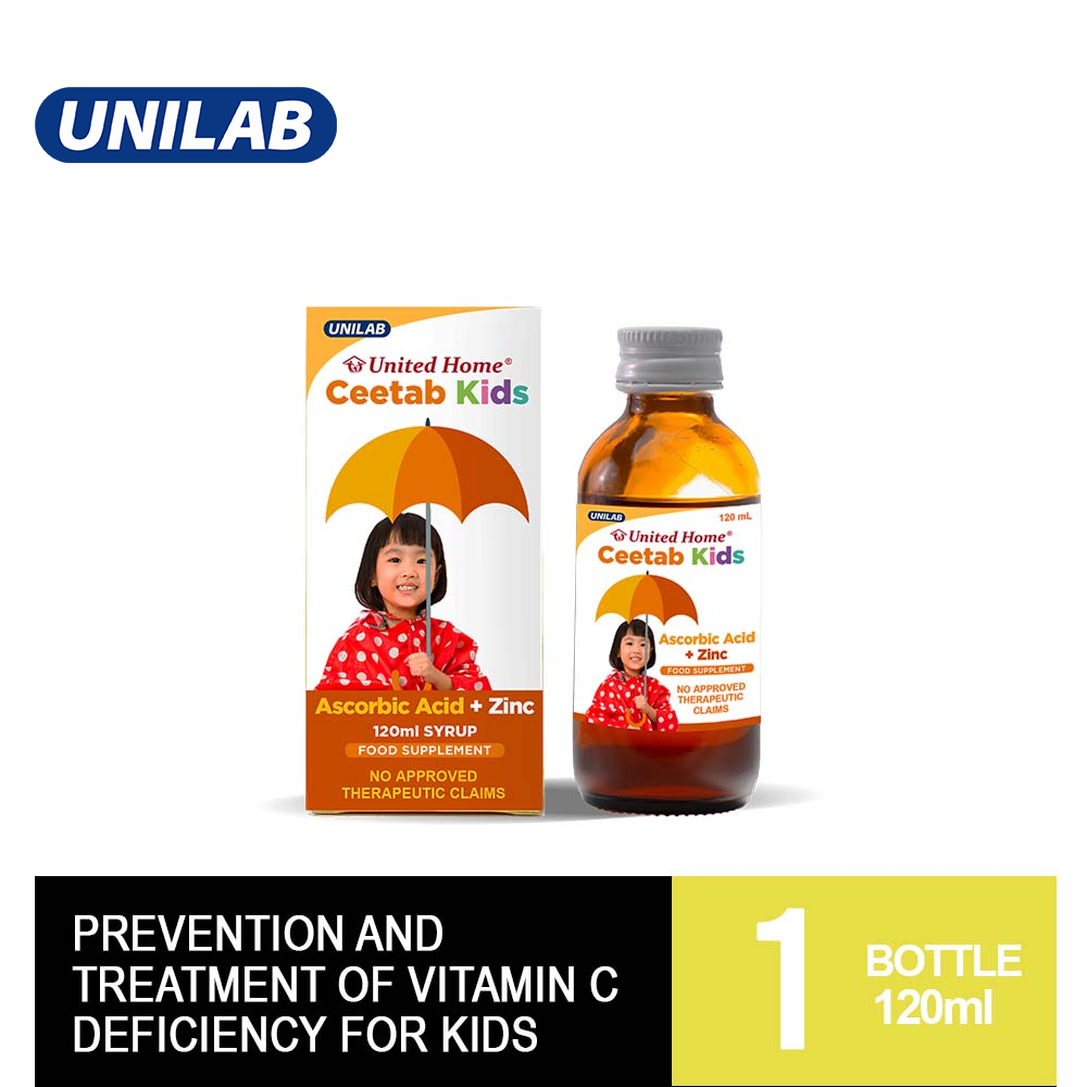 United Home Ceetab Kids (Vitamin C + Zinc for Children) Lazada PH