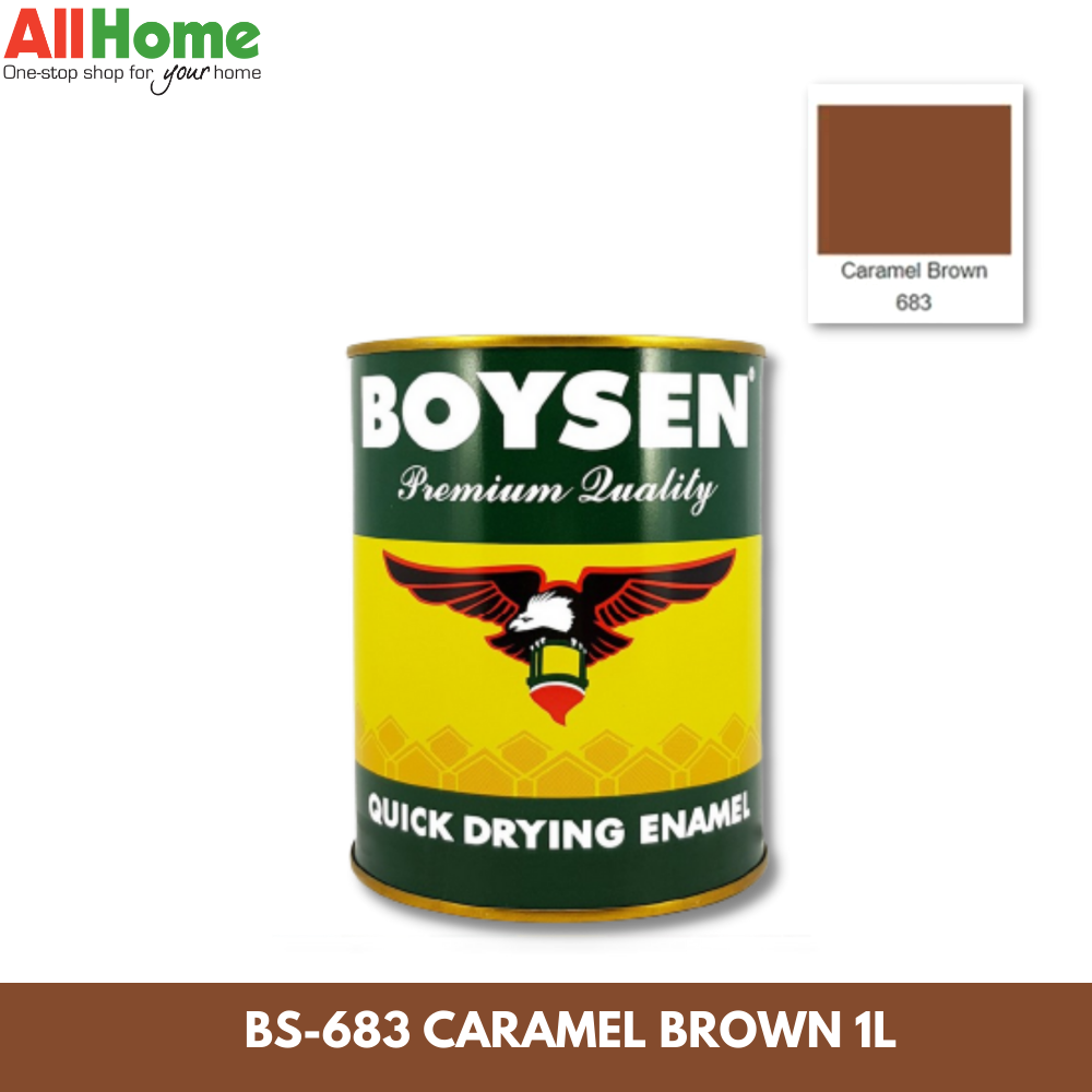 boysen b683 quick dry enamel caramel brown (1liter) Lazada PH
