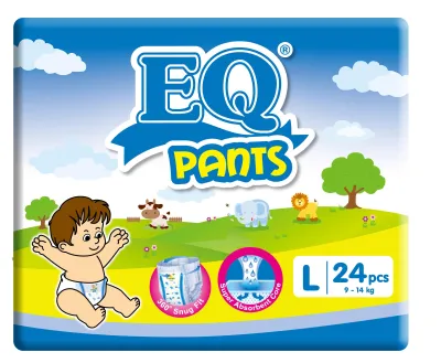 EQ Pants Diaper Big Pack Large 24's