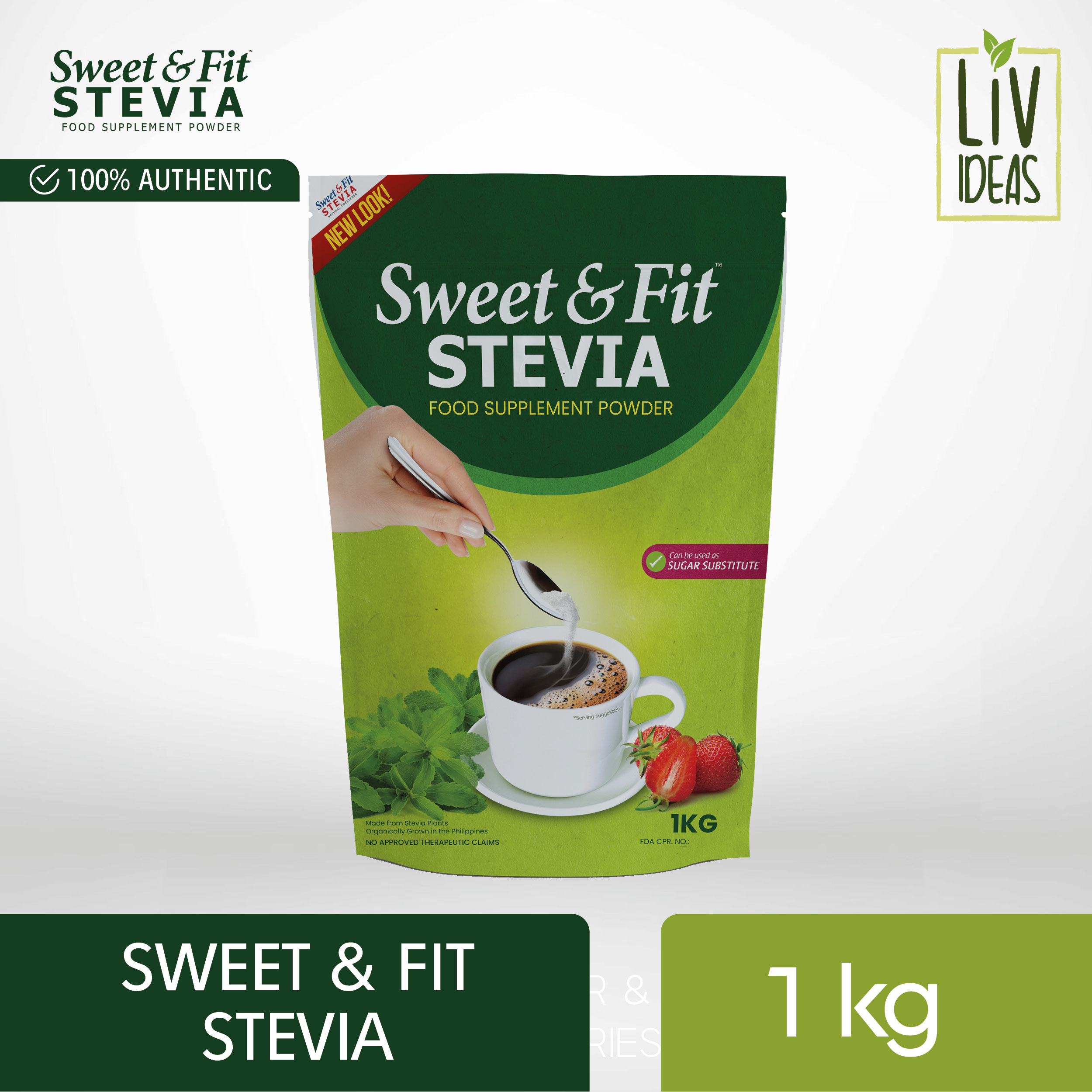 Sweet & Fit Stevia Bulk Pack 1kg / 1000g Lazada PH