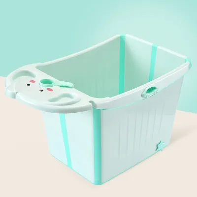 Children's Foldable Bath Tub Large Toddler Tub Collapsible