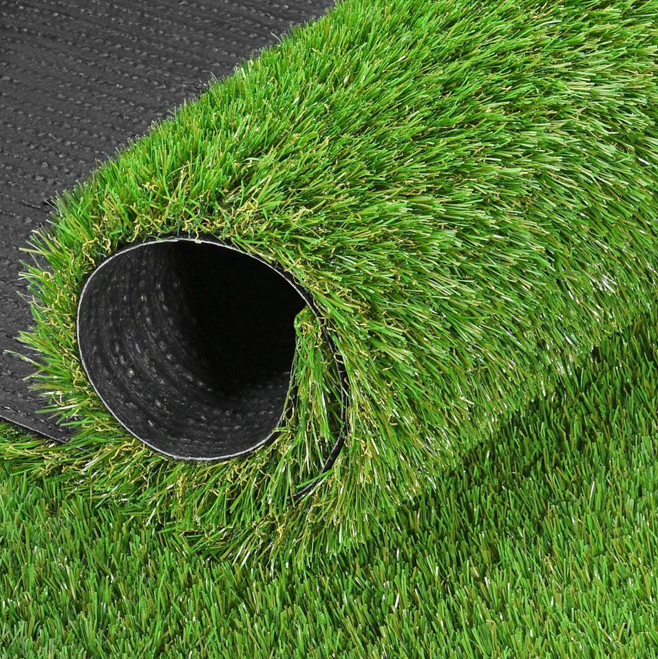 Artificial Turf Grass Lawn 2m X1m Realistic Synthetic Grass Mat Indoor Outdoor Garden Lawn