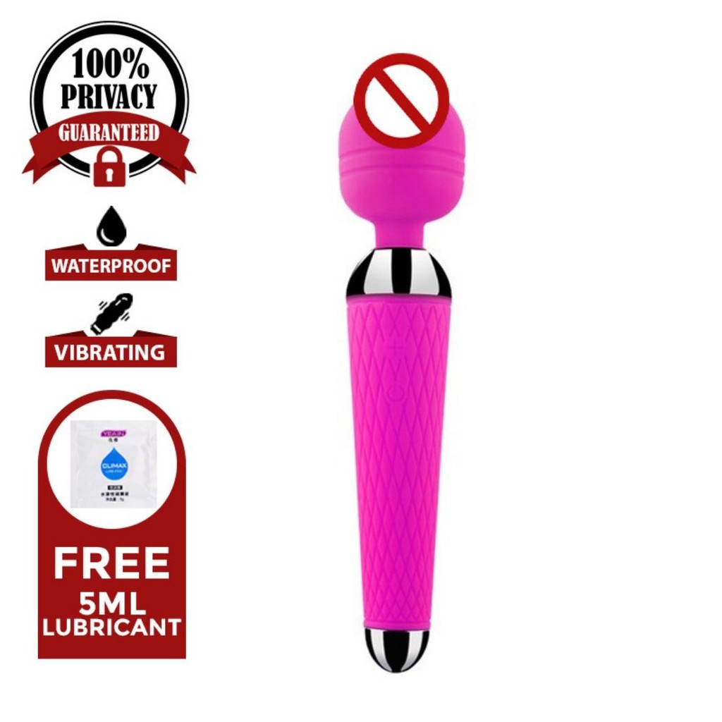 【hot Stock】 Secret Corner Multi Speed Rechargeable Av Magic Wand Vibrator Massager G Spot Sex