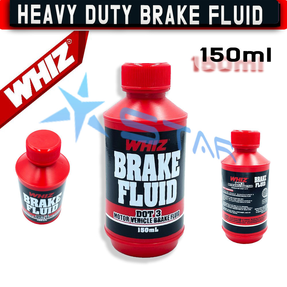WHIZ Original DOT3 Brake Fluid for Motorcycle Universal 150ml a bottle