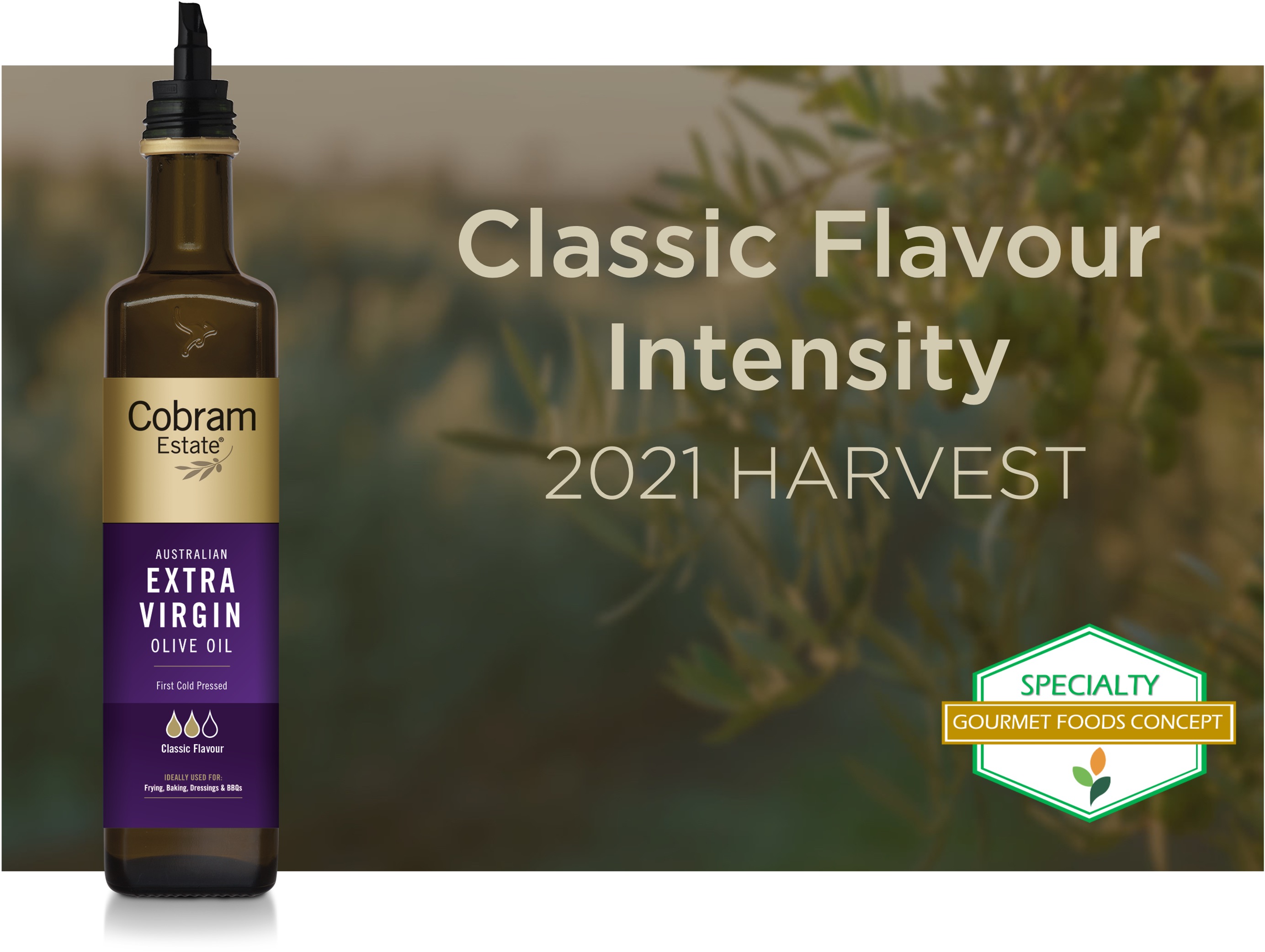 COBRAM ESTATE EXTRA VIRGIN OLIVE OIL CLASSIC 250ML [2023 Harvest
