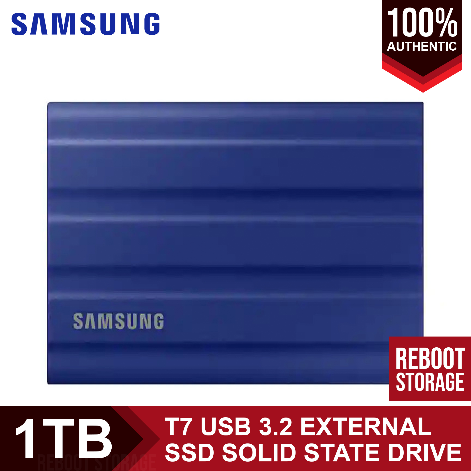 Samsung T7 Shield Portable SSD 1TB External Solid State Drive USB 3.2