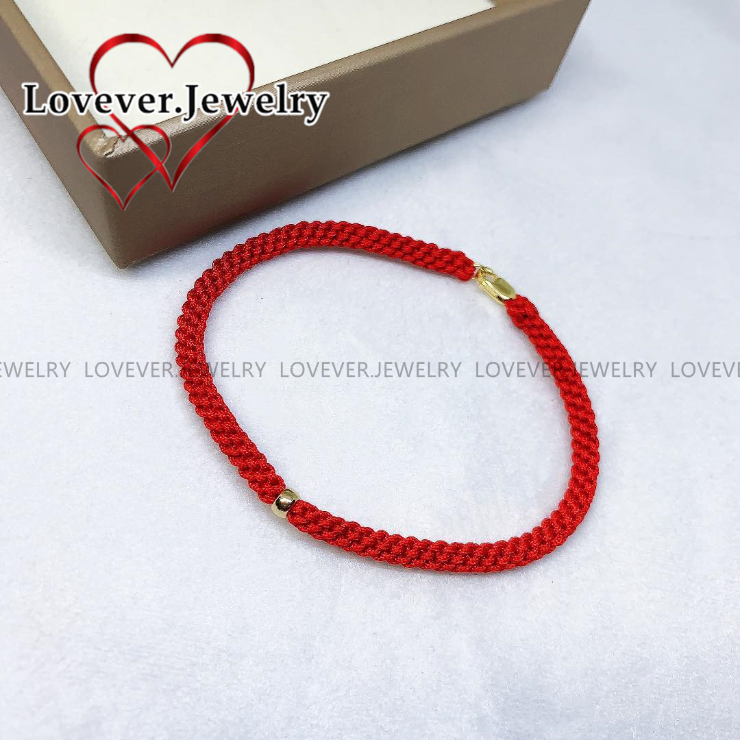 Gold Red Adjustable Thread Bracelet For Women – ZIVOM