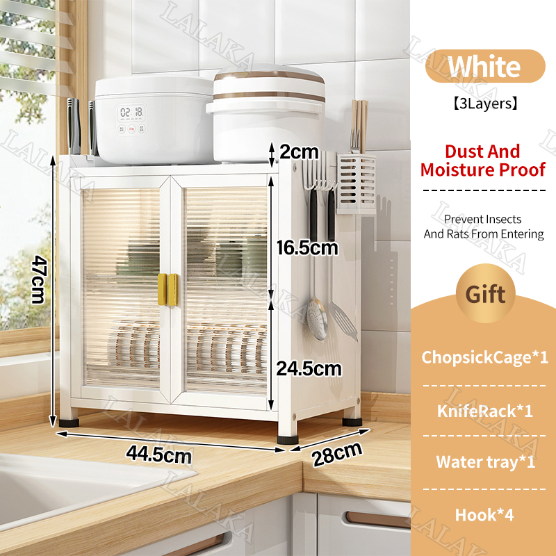 Kitchen Dish Rack Shelf Aluminum dish rack Dish Drying Rack 3 Tier Dish Rack