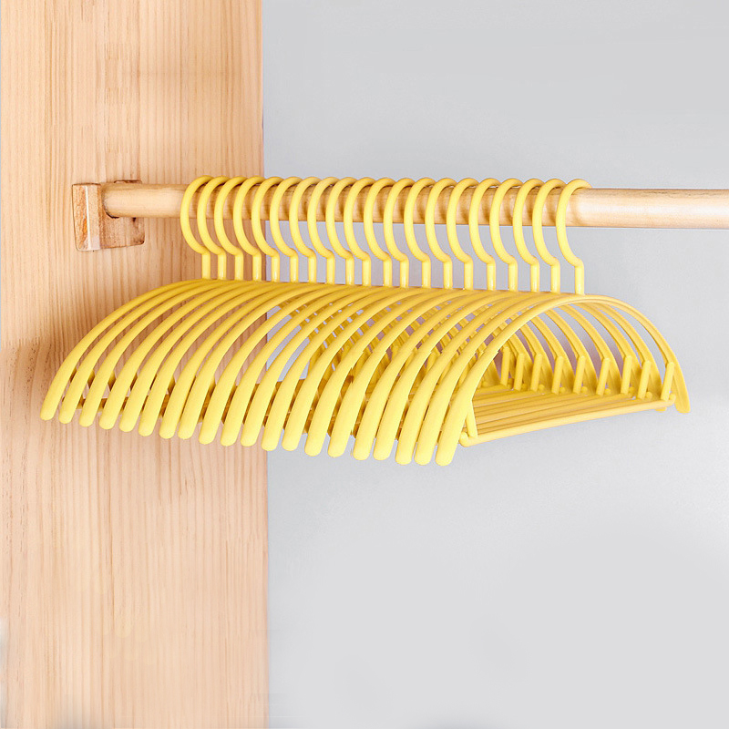Seamless NonLip Closet Organizer Hangers Arc Design Clothes Hangers Kid Cute Coat Pants Rack