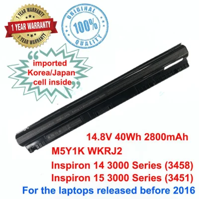 100% original Brand new Laptop Battery for Dell Inspiron M5Y1K 14 15 17 3551 3552 3558 5451 5455 5458 5459 5551 5552 5555 5558 5559 5755 5758