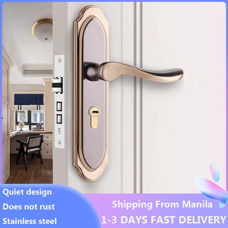 COD Modern Doors Entrance Door Mortise Lock & Handles Stainless Steel