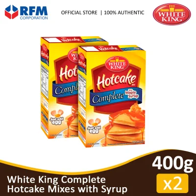White King Complete Hotcake Mixes with Syrup 400g - Set of 2s