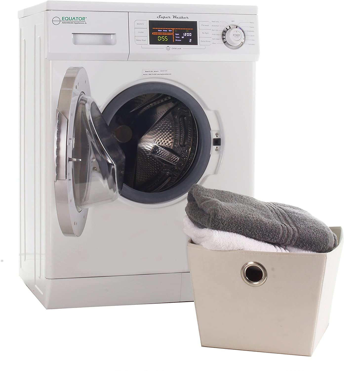 Washing Machine Front Load Inverte & Compact Washer with Winterize in White Lazada PH