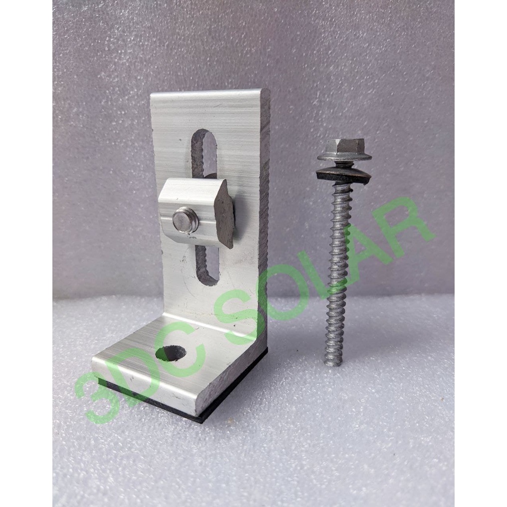 Solar Mounting Accessory For Panel |1 PIECE EACH L-Foot End Clamp Mid ...