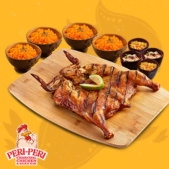 Peri-Peri Chicken Group Meal Peri-Peri Sauce Bar Whole Classic