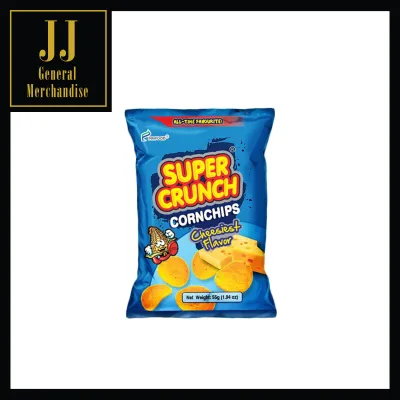 Super Crunch Cornchips cheesiest flavor