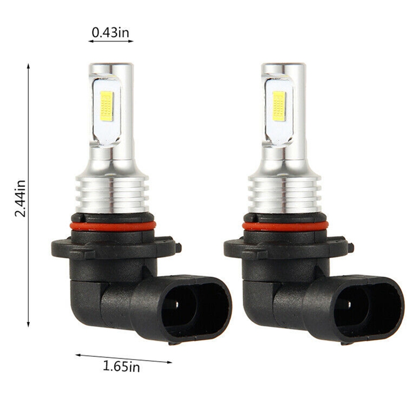 9005 HB3 LED Headlight Bulbs Kit High-Beam 35W 4000LM 6000K White High ...