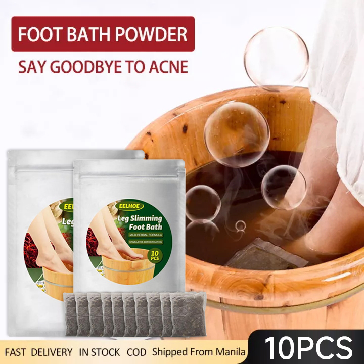 10PCS EELHOE lympathic drainage ginger foot soak Foot Bath Bag Herbal