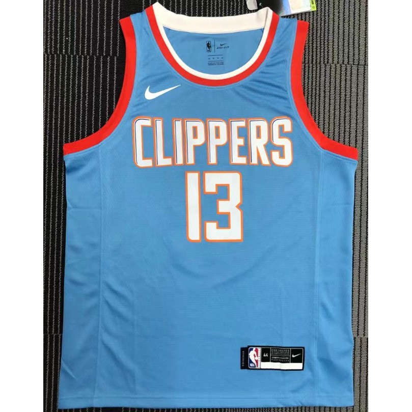 US$ 26.00 - 22-23 Clippers GEORGE #13 Blue Top Quality Hot Pressing NBA  Jersey - m.