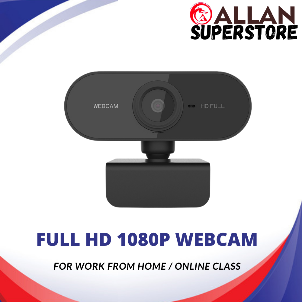 Allan Superstore  Camera Full HD 720P Compatible with Windows 10 , 8 ,7 ,XP with Built in Mic
