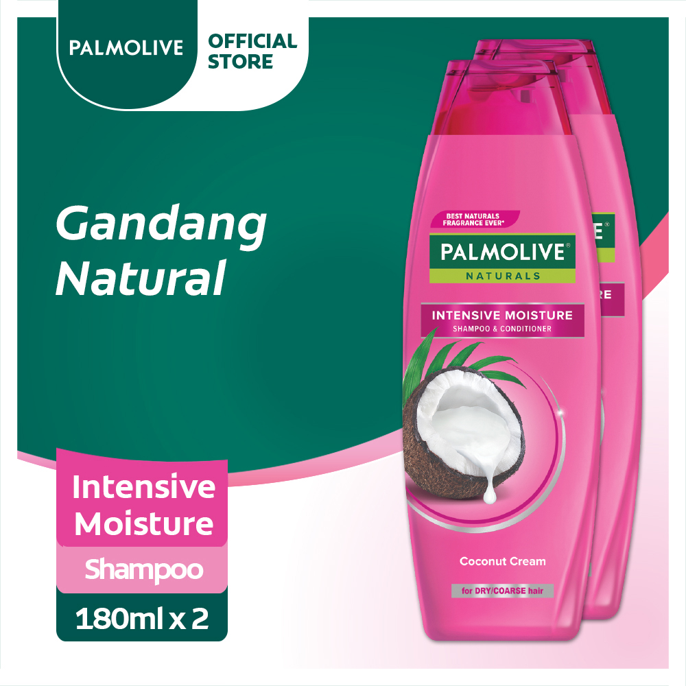Palmolive Naturals Intensive Moisture Shampoo 180ml, Pack of 2 Lazada PH