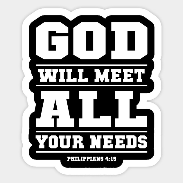 Bible Verse Waterproof Vinyl Sticker for Motorcycle, Bike, Laptop